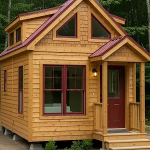 Adorable A-Frame Adventure in the Woods