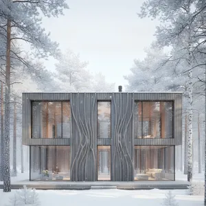 Whisperwood Ember Courtyard House