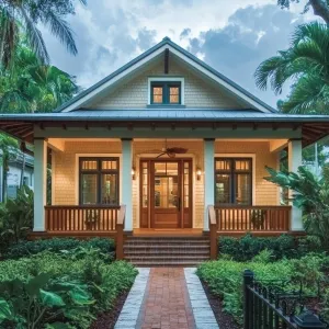 Tropical Porch Bliss by Starlit Night