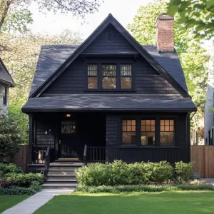 Cozy Charcoal Cottage Amidst Greenery