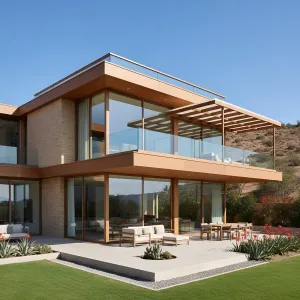 Mesa Vista Lounge With Glass Lattice