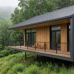 Stilted Mountain Veranda Retreat