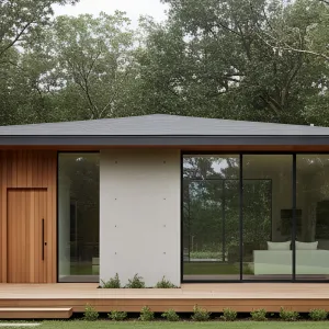 Concrete and Timber: The Unlikely Duo