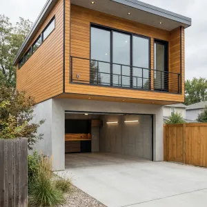 Urban Box Garage With Studio Perch