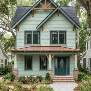 Seaglass Porchfront Craftsman Nest