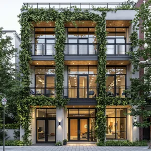 Three-Story Greenery-Clad Wonder