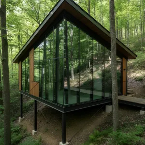 Ridge-Perch Timberglass Hideaway