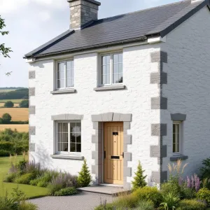 Picturesque Paradise with Pebbled Pathway