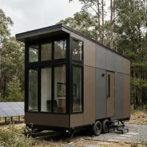 Forest Vista Tall Window Tiny Studio