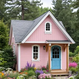 Pastel Dreams in a Pink Cottage