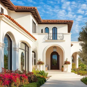 Mediterranean Mansion With Elegant Arches