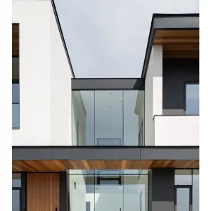 Glass Bridge Courtyard Entry Residence