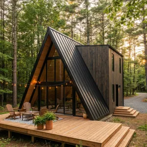 Apex Grove Glassfront Cabin