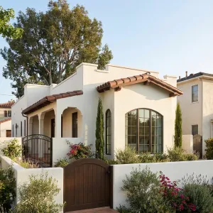 Terracotta Accented Village Spanish Bungalow