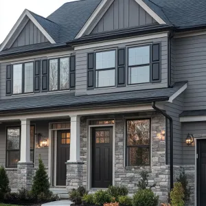 Suburban Splendor with a Triple Gable