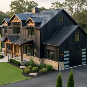 Barnyard Elegance: The Garage Delight