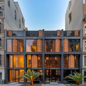 Bricks and Black: An Urban Contrast