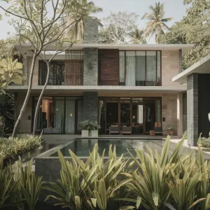 Tranquil Tropical Terrace: Zen Getaway