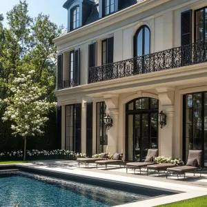 Elegant Poolside Chateau Retreat