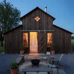 Twilight Hearthside Barn Shed