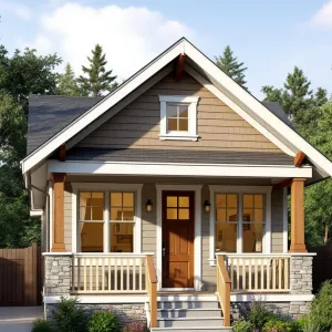Craftsman Cottage with Whimsical Warmth