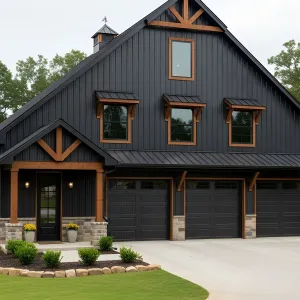 Barnhouse Majesty: Garage Grandeur with a Dash of Charm