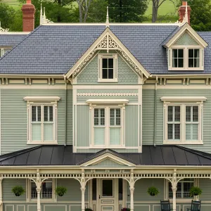 Victorian Victor: A Balcony of Bliss and Blossoms