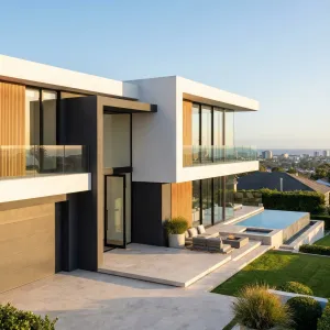 Hillside Modern Poolside Retreat