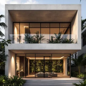 A Cube of Palms and Glass Delight