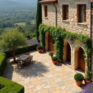 Tuscan Stone Serenade on a Hillside