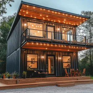 Chic Shipping Container Abode
