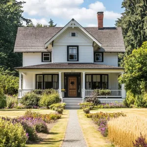 Sunny Porch and a Cozy Front