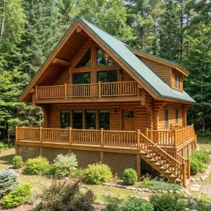 Woodland Peak Lodge With Twin Decks