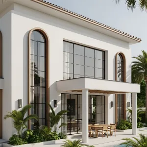 Chic Coastal Charm: A Modern Mediterranean Retreat