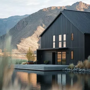 Steel Lodge Beyond the Lake