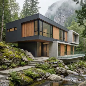 Creekside Canyon Framed Timber Retreat