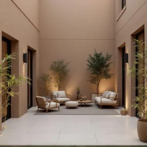 Sunlit Serenity Square