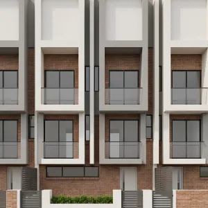 Boxed Brick Balcony Rhythm