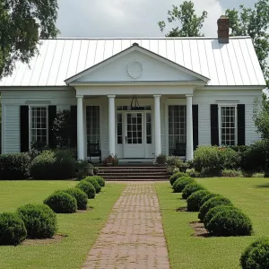 A Stately Gem with a Brick Runway