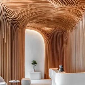 Waves of Wood and Whimsical Warmth