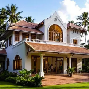 Kerala’s Tropical Haven: Where Rooflines Meet Sunshine