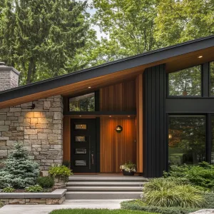 Use of Exposed Natural Materials Like Wood and Stone
