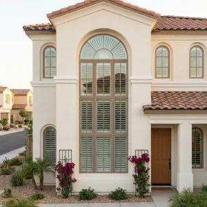 Sunburst Arch Desert Villa Front