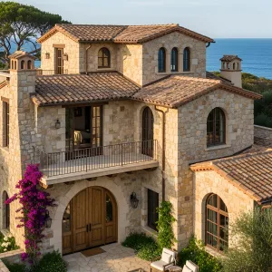 Serene Seaside Stone Sanctuary