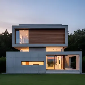 Concrete Cube Meets Timber Tale