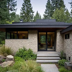 Stone Poetry in a Retro Nest