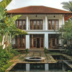 Exotic Escape with Architectural Pizzazz