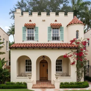 Seashell Turret Castellated Casa