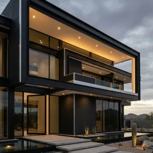 Nightfall Frame Desert Villa