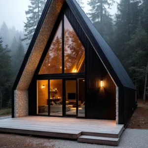 The Midnight A-Frame Retreat